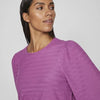 Vila T-shirt Vitallis L/s Top/r 14091418 Cattleya Orchid Dames Maat - S