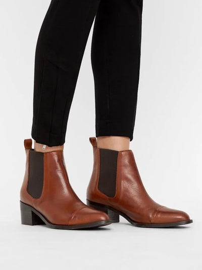 Bianco chelsea boots Cognac-41