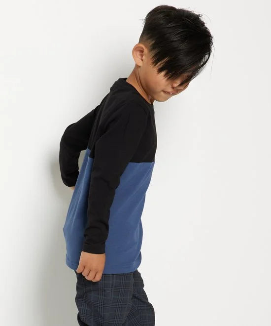 TerStal Jongens / Kinderen Europe Kids Top Doorsnee Dessin Blauw In Maat 92