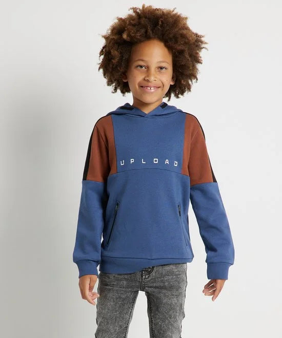 TerStal Jongens / Kinderen Europe Kids Trui Met Ritszak Blauw In Maat 122/128