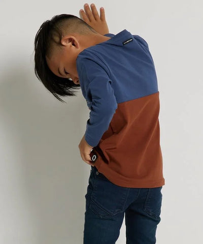 TerStal Jongens / Kinderen Europe Kids Top Doorsnee Dessin Bruin In Maat 98/104
