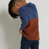 TerStal Jongens / Kinderen Europe Kids Top Doorsnee Dessin Bruin In Maat 110/116