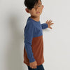 TerStal Jongens / Kinderen Europe Kids Top Doorsnee Dessin Bruin In Maat 110/116