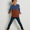 TerStal Jongens / Kinderen Europe Kids Top Doorsnee Dessin Bruin In Maat 122/128