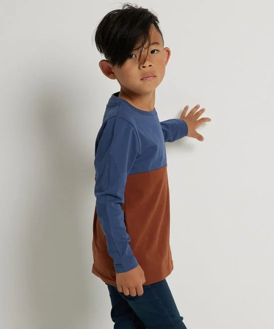 TerStal Jongens / Kinderen Europe Kids Top Doorsnee Dessin Bruin In Maat 122/128