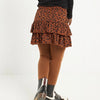 TerStal Meisjes / Kinderen Europe Kids Ruche Rokje All-over Print Bruin In Maat 98/104