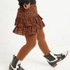 TerStal Meisjes / Kinderen Europe Kids Ruche Rokje All-over Print Bruin In Maat 98/104