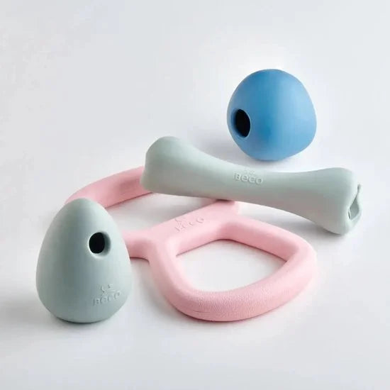 Tough Tugger - Trekspeelgoed voor honden - Natuurlijk rubber - Beco Pets - Groen of Roze - Roze