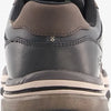 Skechers Romago Elmen leren heren sneakers - Zwart - Extra comfort - Memory Foam - Maat 41