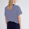 Summum - Shirt Donkerblauw Summum Short Sleeve Top Classic Cotton Tee T-shirts Donkerblauw Lyon-30645