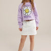 WE Fashion Meisjes SmileyWorld®-sweater met opdruk