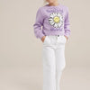 WE Fashion Meisjes SmileyWorld®-sweater met opdruk