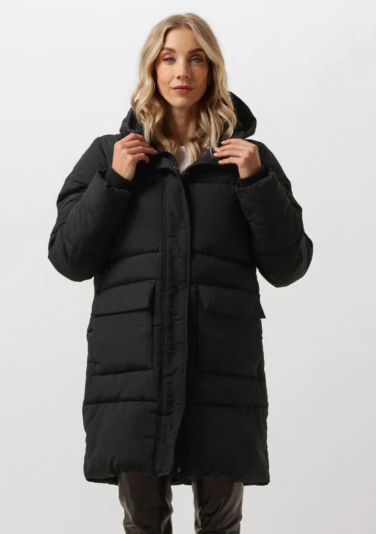 Notre-V Nv-edsilia Jassen Dames - Winterjas - Zwart - Maat M