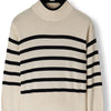 Minus Leonie Turtleneck Knit Pullover Truien & vesten Dames - Sweater - Hoodie - Vest- Ecru - Maat M