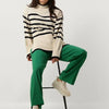 Minus Leonie Turtleneck Knit Pullover Truien & vesten Dames - Sweater - Hoodie - Vest- Ecru - Maat M