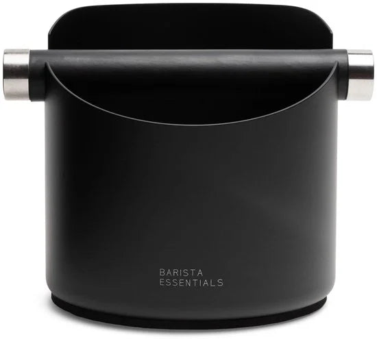 Uitklopbak RVS - 14cm, Zwart – RVS - Knockbox - Afklopbak Koffie – Afklopbak – Espressomachine - Barista Essentials