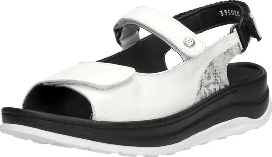 Wolky Sandalen Adura wit leer