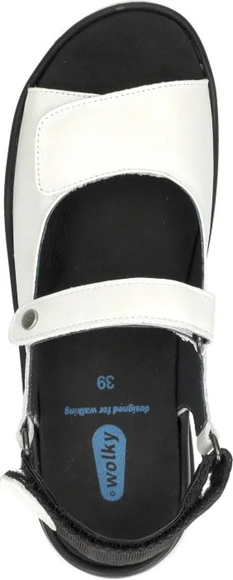 Wolky Sandalen Adura wit leer