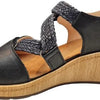 Wolky Sandalen La Jolla zwart leer