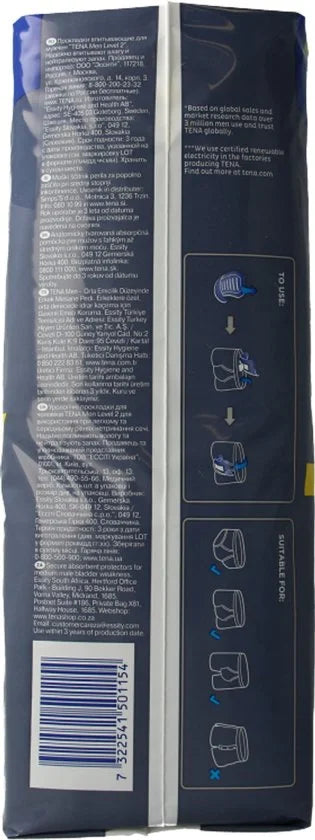 TENA Men Absorbent Protector Level 2 - 20 Stuks