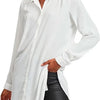 VILA VILUCY BUTTON LS TUNIC Dames T-shirt - Maat 44