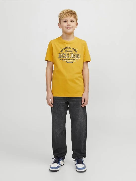 Jack & Jones Junior Jeans Jjichris Jjoriginal Sq 602 Noos Jnr 12249138 Black Denim Mannen Maat - W140