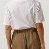 MSCH Copenhagen Mschterina Organic Tee Tops & T-shirts Dames - Shirt - Ecru - Maat L/XL