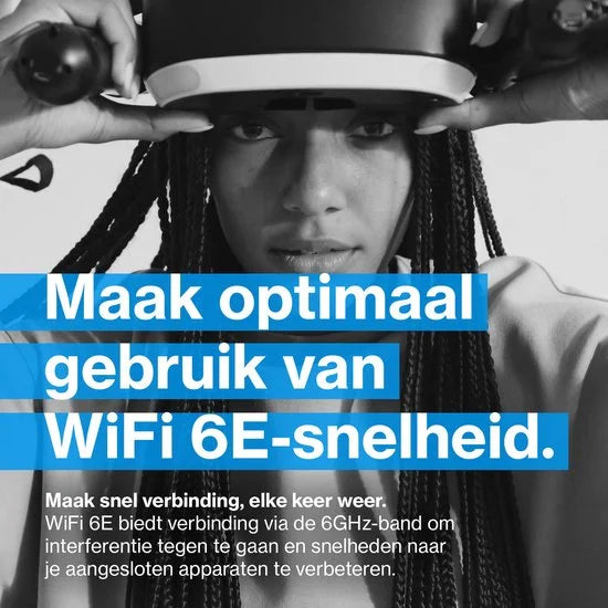 Linksys MX6202 Velop Pro - WiFi 6E - Mesh WiFi - Dual-Band - 5400 Mbps - 2-Pack - Wit