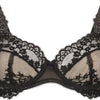 Hunkemöller Dames Lingerie Niet-voorgevormde beugel bh Daisy - Zwart - maat G70