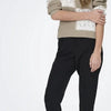 Jacqueline de Yong Trui Jdyjusty L/s Mix Structure Pullover 15276930 Cement/cement Dames Maat - M
