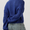 Ydence Knitted Sweater Soraya Truien & vesten Dames - Sweater - Hoodie - Vest- Blauw - Maat XS