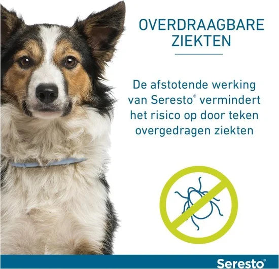 Seresto Teken- En Vlooienband Large - Anti tekenmiddel - per stuk > 8 Kg