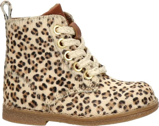 Nelson Kids meisjes veterboot - Beige multi - Maat 25
