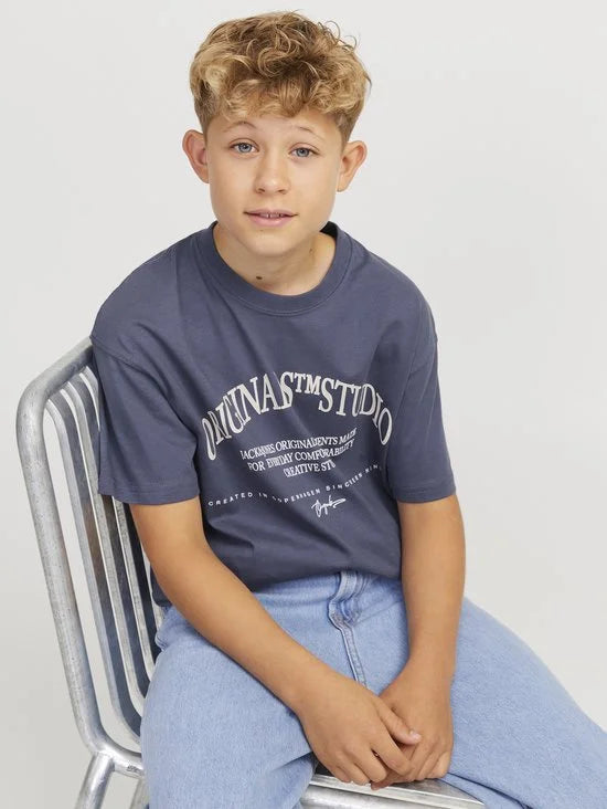 JACK&JONES - JORFREDERIKSBERG MARGATEFRONT TEE BF JNR - Jongens - T-shirts