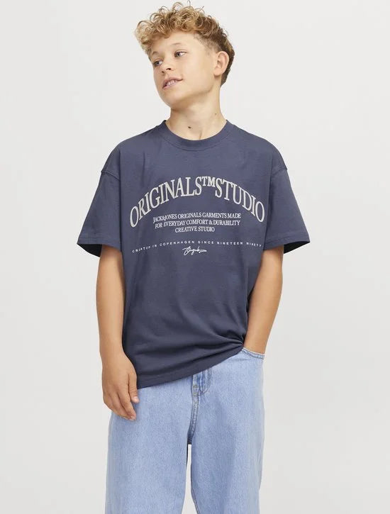 JACK&JONES - JORFREDERIKSBERG MARGATEFRONT TEE BF JNR - Jongens - T-shirts