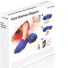 Microwavable Heated Slippers InnovaGoods Blue