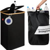 Afvalscheiding - Recycle afvalbak - 100L - Statiegeld container - Lege Flessen - Zwart