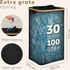 Afvalscheiding - Recycle afvalbak - 100L - Statiegeld container - Lege Flessen - Zwart