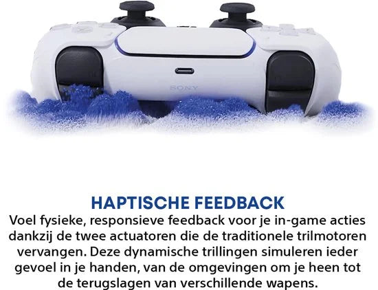 Sony PS5 DualSense draadloze controller - Wit