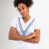 SJENG SPORTS - evelinn - Tennis t-shirt korte mouw dames - Wit