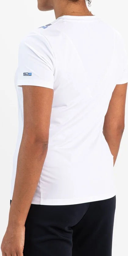SJENG SPORTS - evelinn - Tennis t-shirt korte mouw dames - Wit