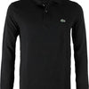 Lacoste Classic Fit polo lange mouw - zwart