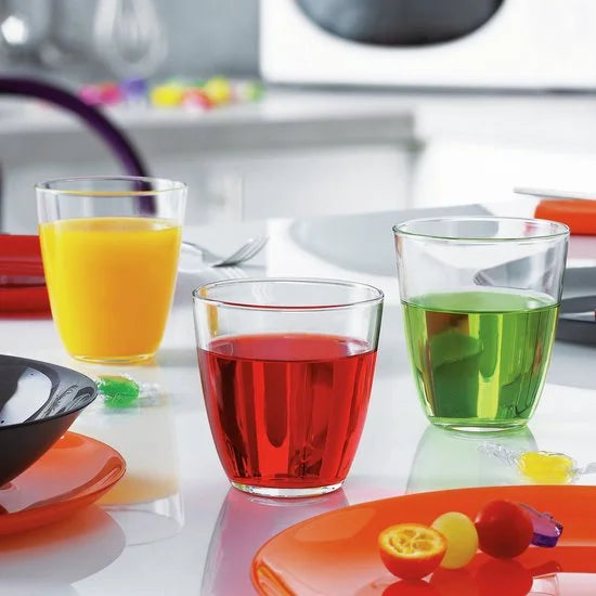 Luminarc water drinkglazen - 6x stuks - transparant - glas - 250 ml - glazen