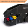 Krimptang voor Geïsoleerde Connectoren - Rateltang voor Kabelschoenen - Krimper voor Elektrische Terminals 0,5-6 mm²