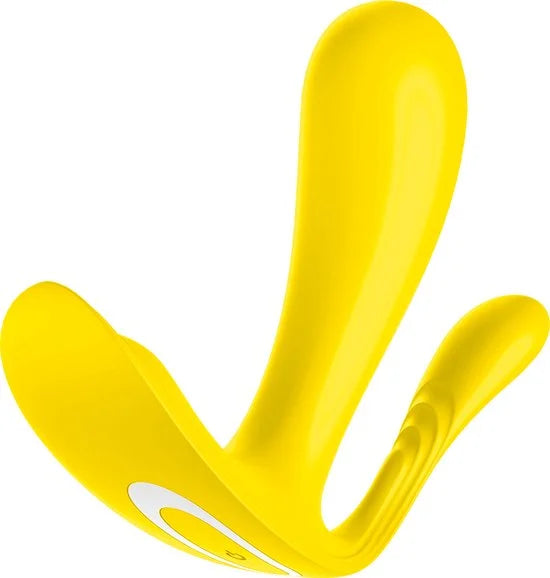 Satisfyer, draagbare Bluetooth vibrator, Top Secret+, 11 cm, met app, 2 motoren, draagbare vibrator
