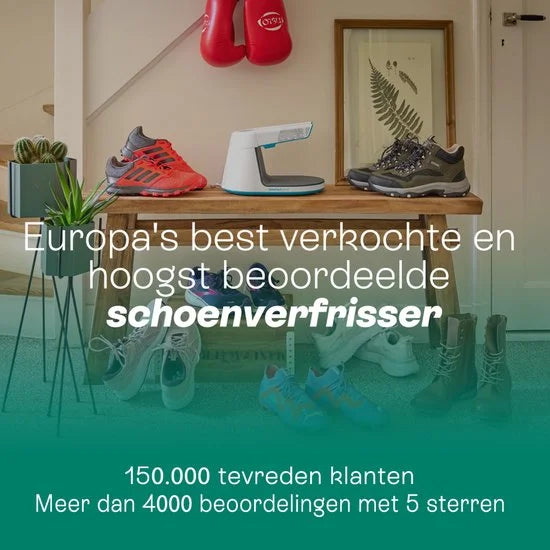 Shoefresh Opod Schoenverfrisser - Elektrische Schoendroger Tegen Geurtjes - Geurvreter voor Schoenen- Droge Schoenen - Schoendeodorant - Wit