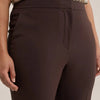 WE Fashion Dames flared pantalon - Curve
