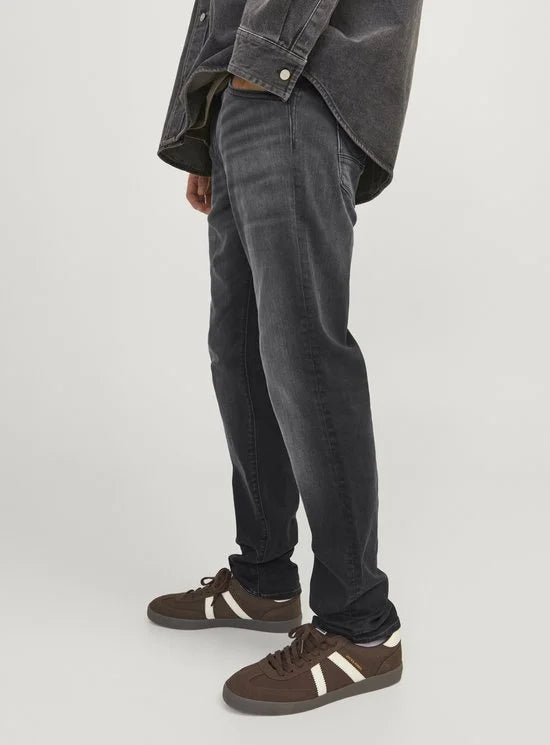 JACK & JONES Glenn Fox slim fit - heren jeans - zwart denim