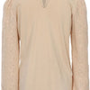 LOOXS Little 2432-7104-038 Meisjes Blouse - Maat 134 - ecru van 98% Polyester 2% Spandex