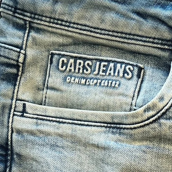 Cars Jeans - Heren Jeans - Heren - W30 X L34 - Blauw - Katoen - Blast-Kansas wash